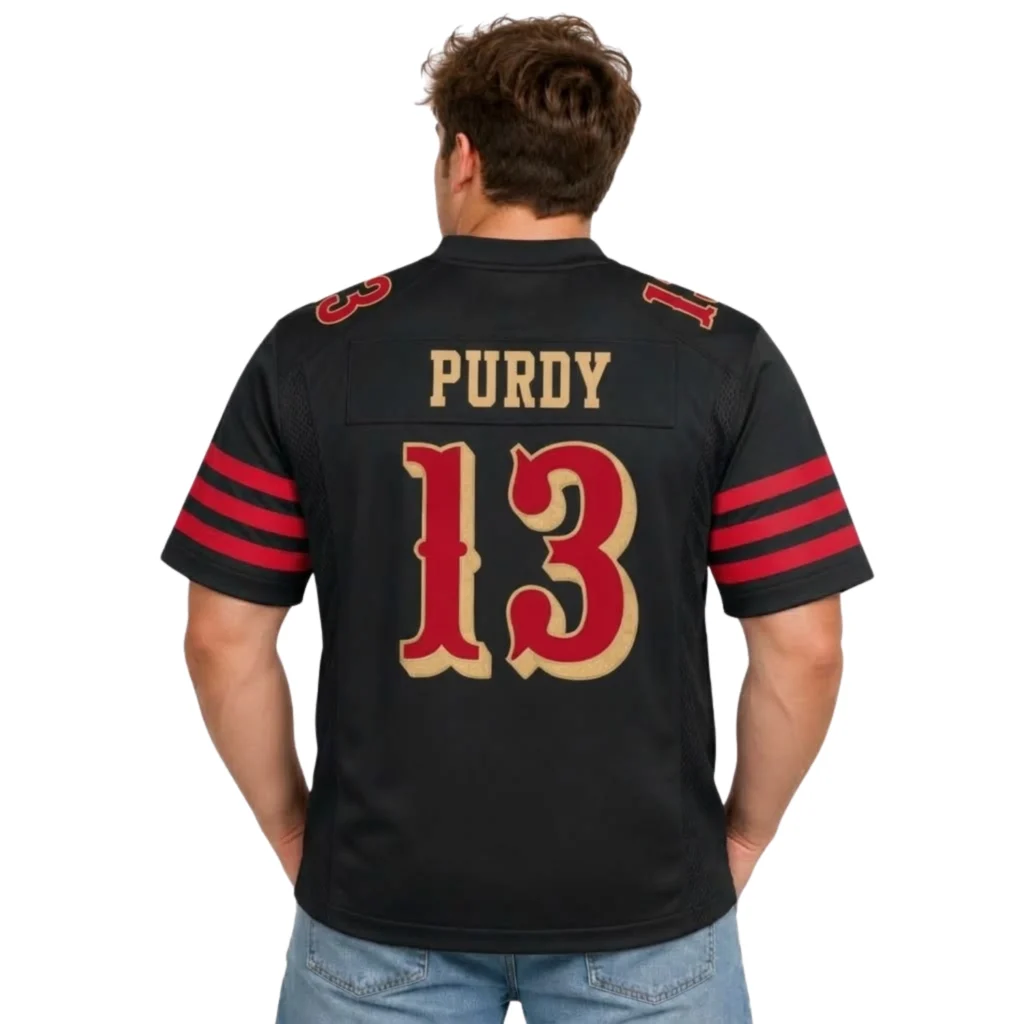 49ers Brock Purdy Black Rivalries Jersey - Legendary Fan Style