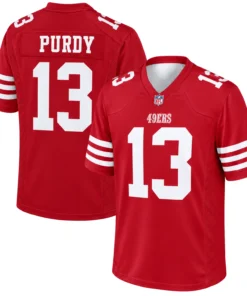49ers Brock Purdy Scarlet Jersey - Legendary Fan Style