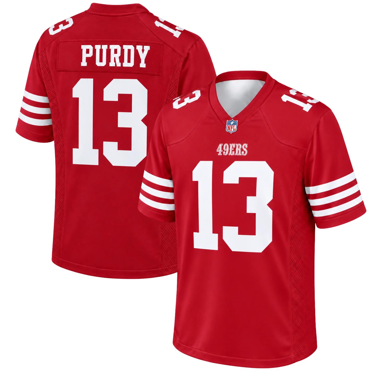 49ers Brock Purdy Scarlet Jersey - Legendary Fan Style