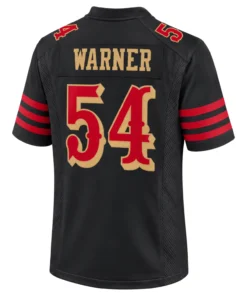 49ers Fred Warner Black Rivalries Jersey - Legendary Style
