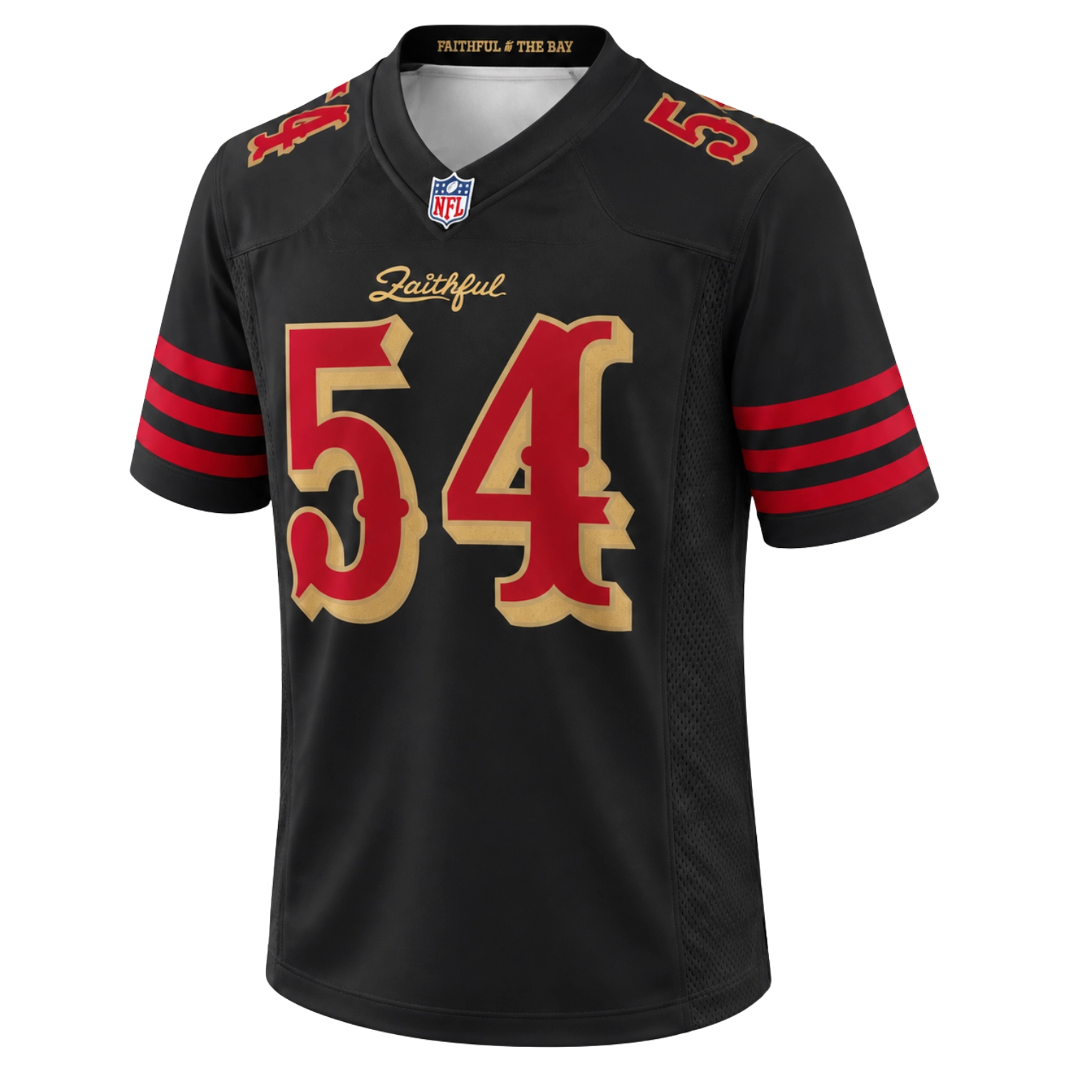 49ers Fred Warner Black Rivalries Jersey - Legendary Style