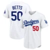 LA Dodgers Mookie Betts White Home Jersey – Bold Player Wear
