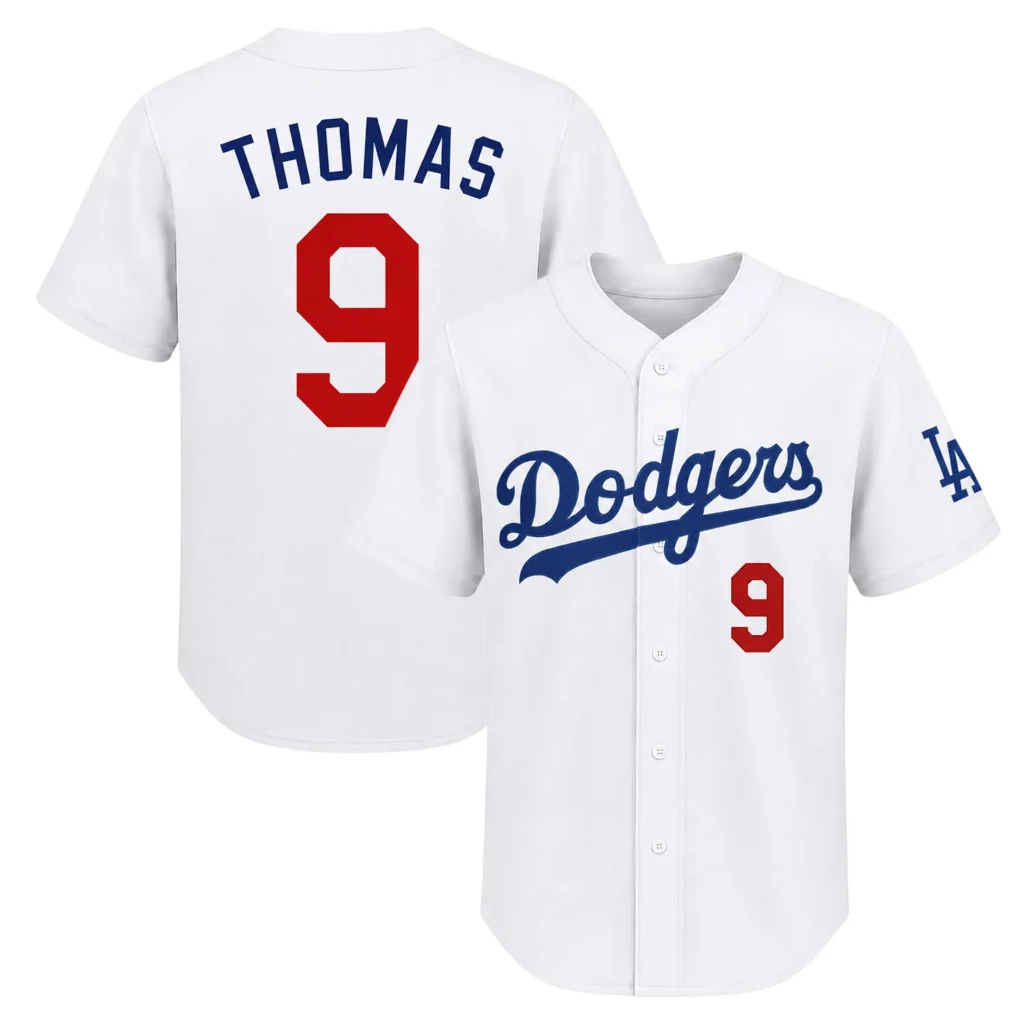 Alek Thomas Dodgers Baseball Jersey White Energetic Fan Apparel
