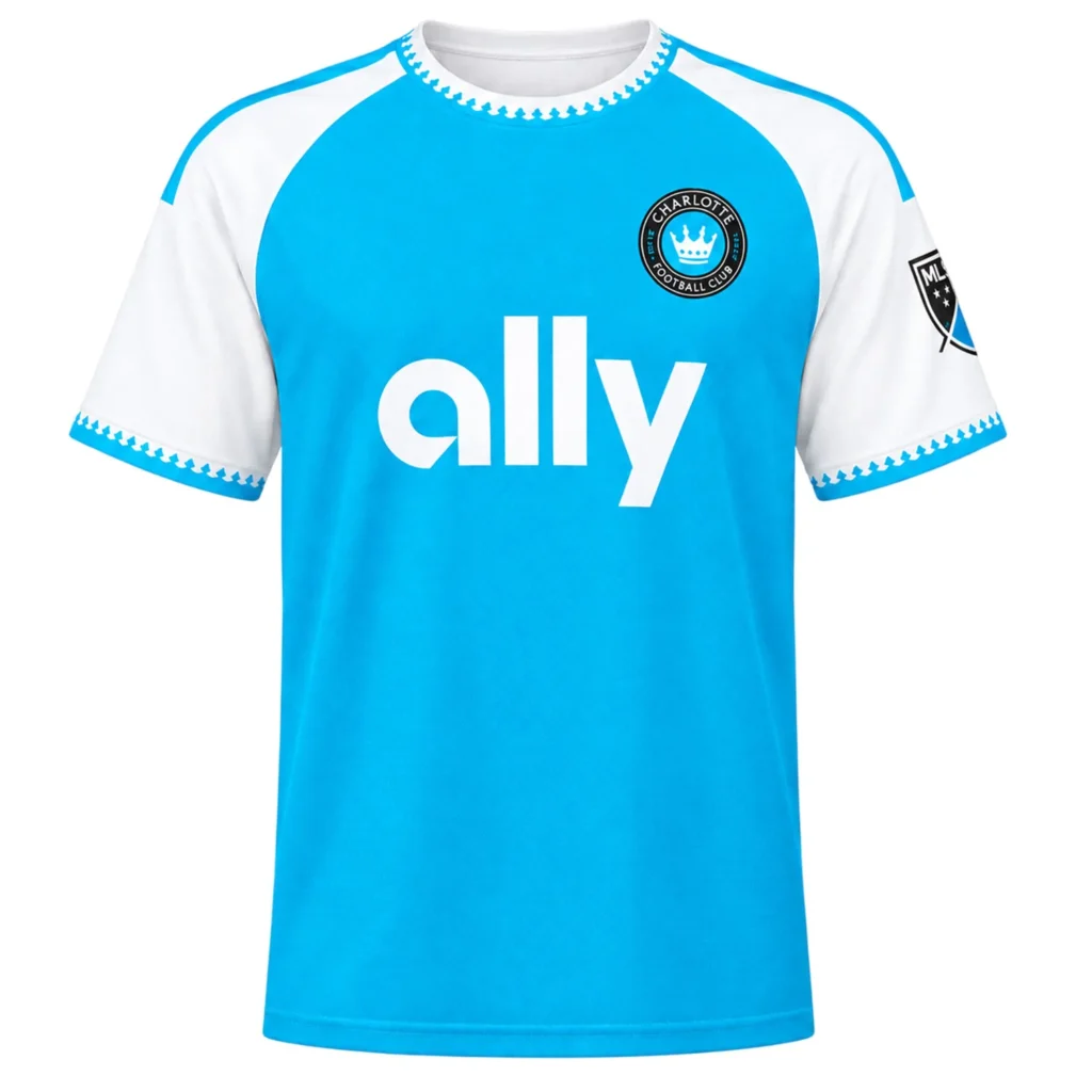 Allan Saint-Maximin Blue Jersey Vibrant Custom Charlotte FC Player 2026