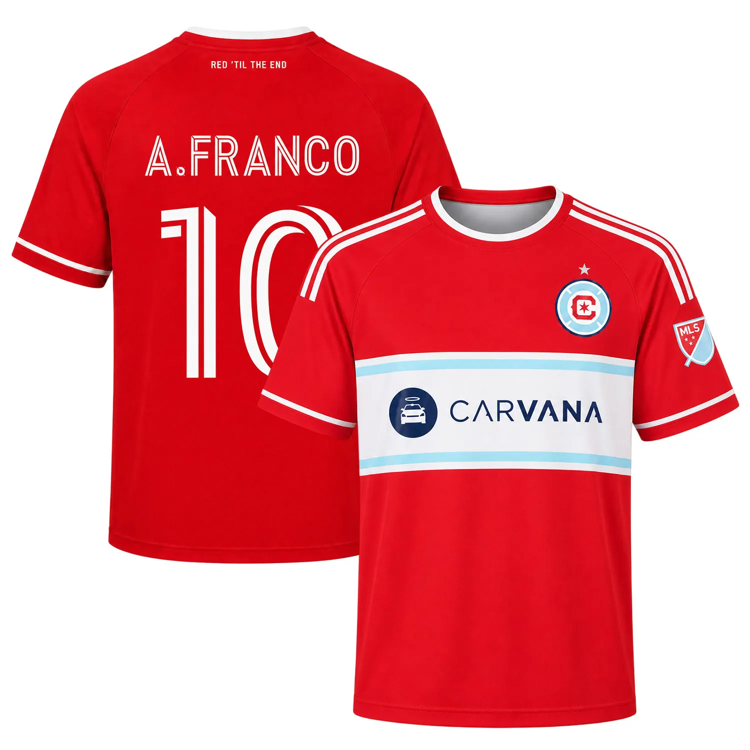 Andre Franco Chicago Fire Red Jersey Legendary Team Sports