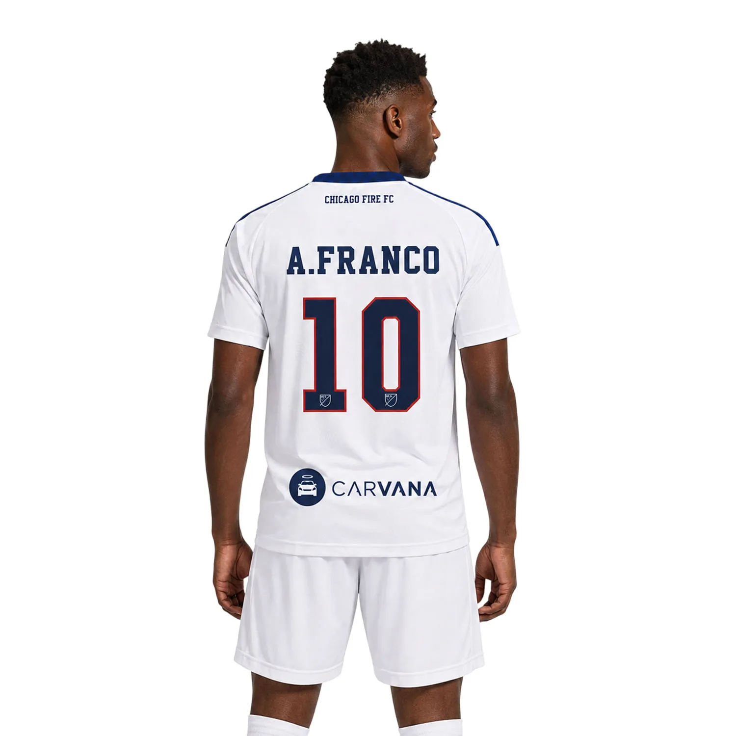 Andre Franco Chicago Fire White Jersey with Dazzling Fan Apparel - Image 4