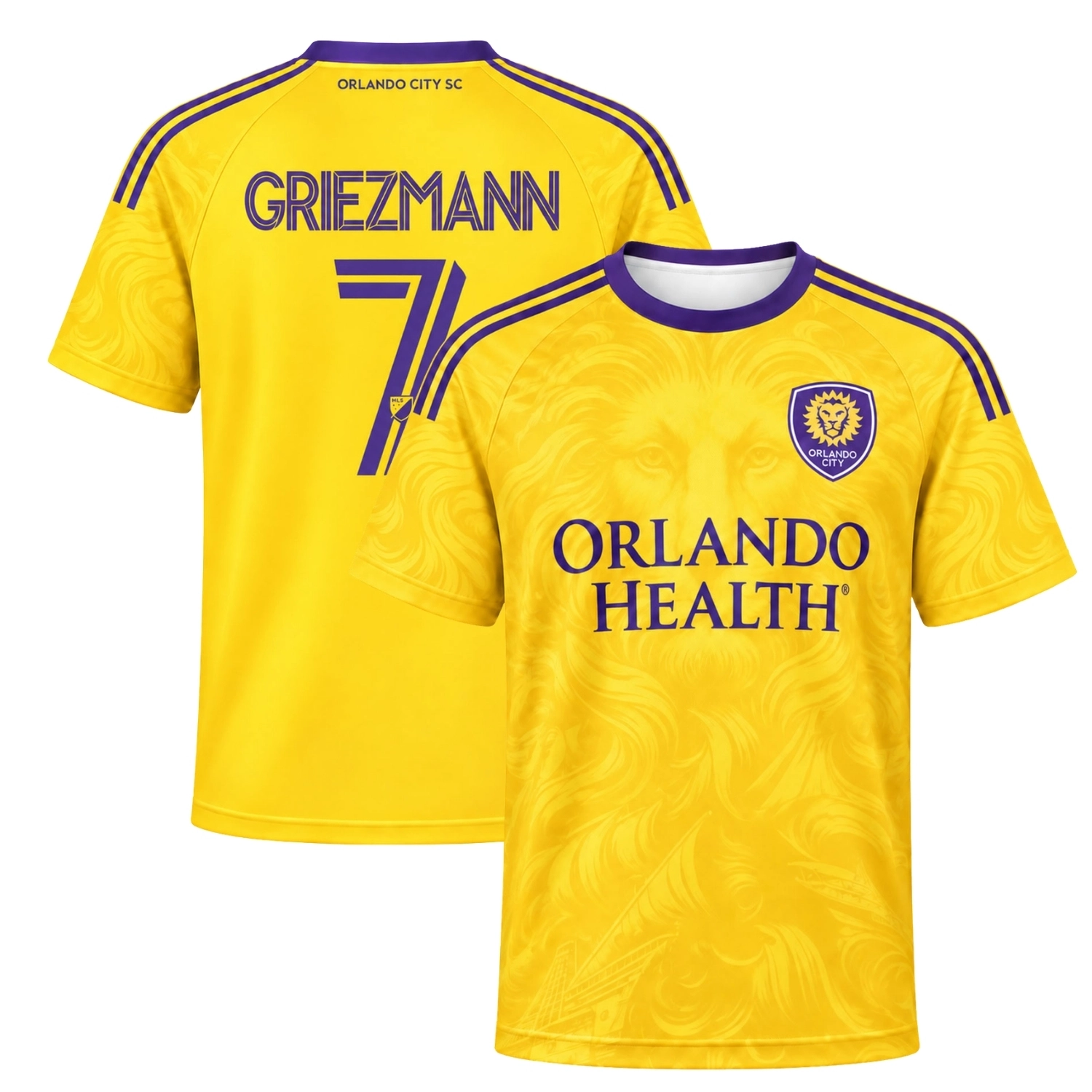 Antoine Griezmann OCSC Jersey Radiant Yellow Lions