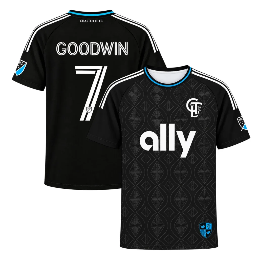 Archie Goodwin Black Jersey Legendary Custom Charlotte FC Player 2026