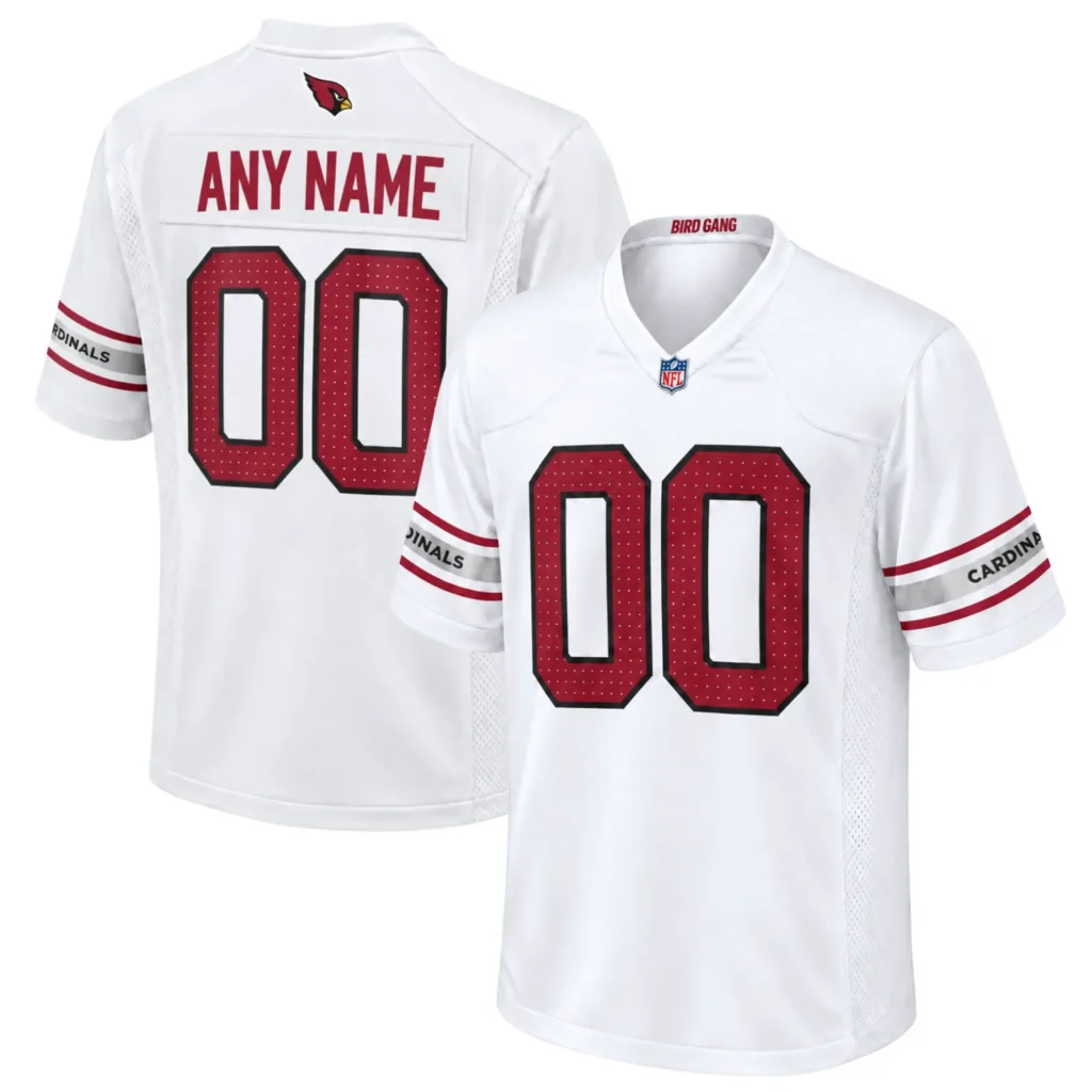 Arizona Cardinals White Jersey - Custom Gameday Pride