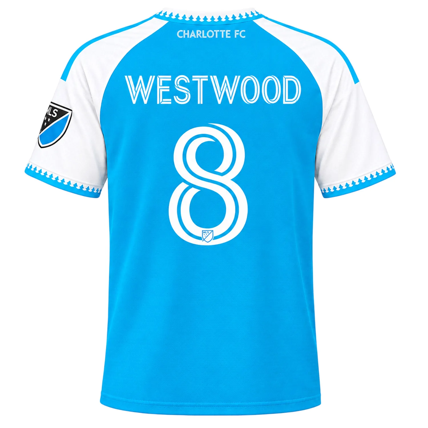 Ashley Westwood Blue Jersey Vibrant Custom Charlotte FC Player 2026 - Image 3