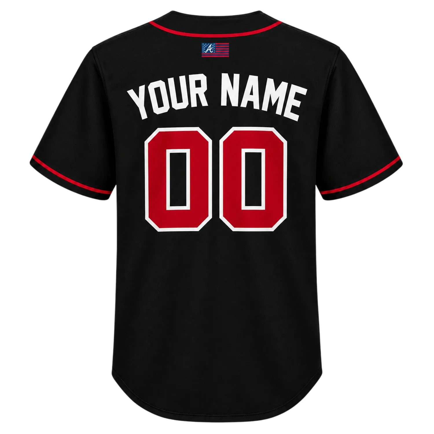 Atlanta Braves Black Jersey Dynamic Fan Style - Image 3