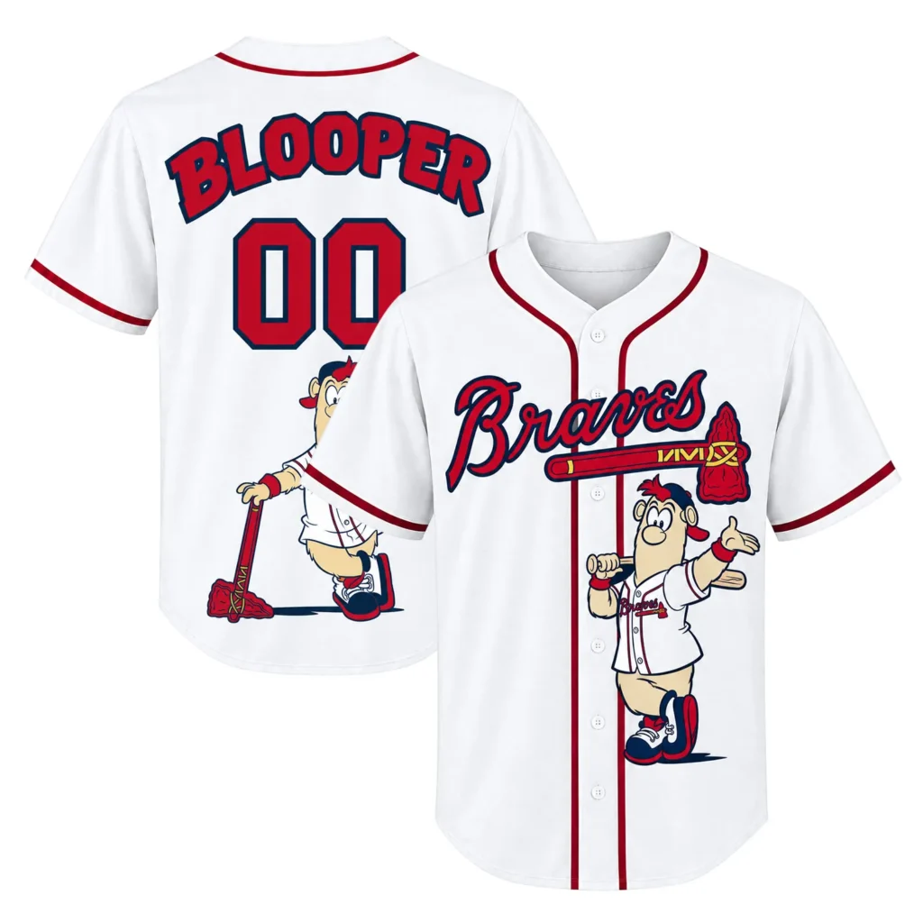 Atlanta Braves Blooper Jersey Epic Custom Fan Style