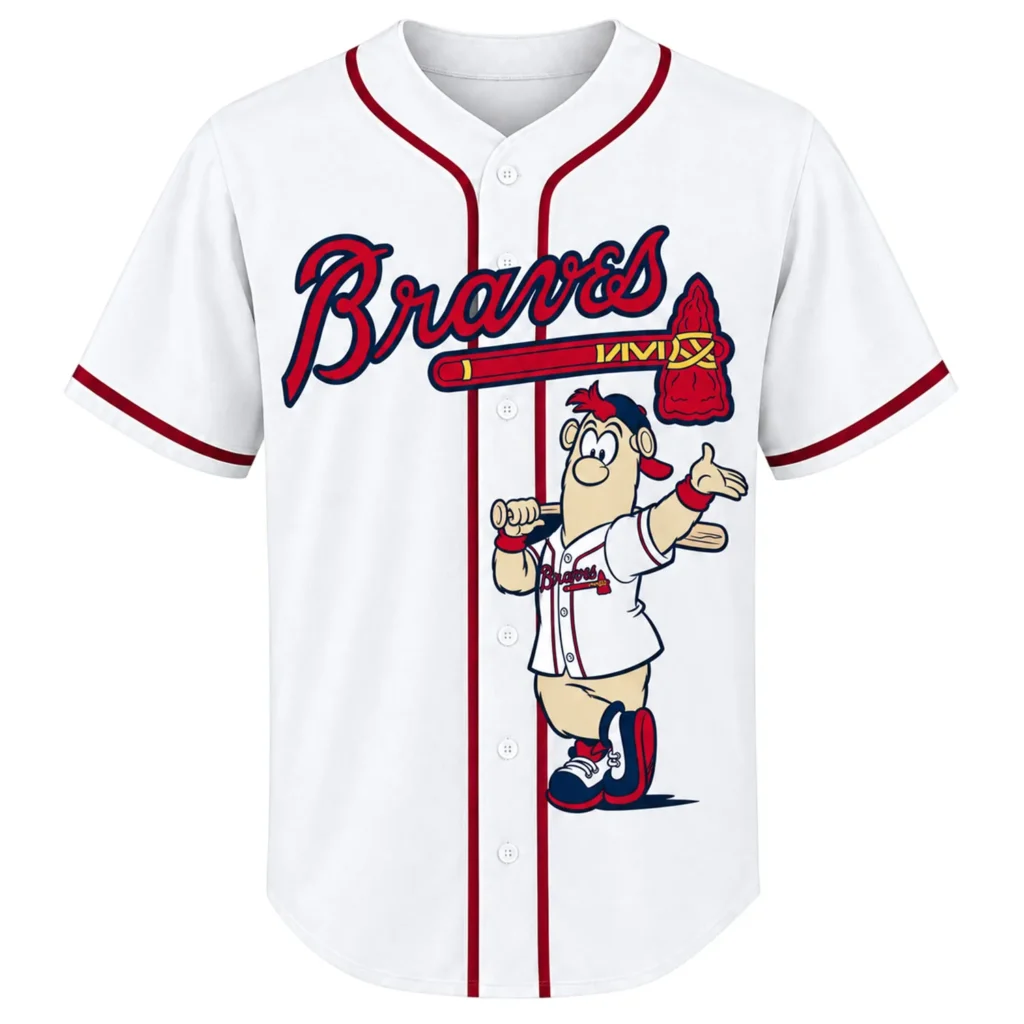 Atlanta Braves Blooper Jersey Epic Custom Fan Style