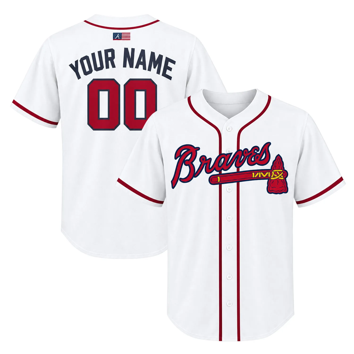 Atlanta Braves Home Jersey 2026 Epic White Style