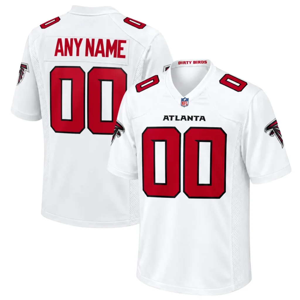 Atlanta Falcons White Jersey - Custom Elite Spirit