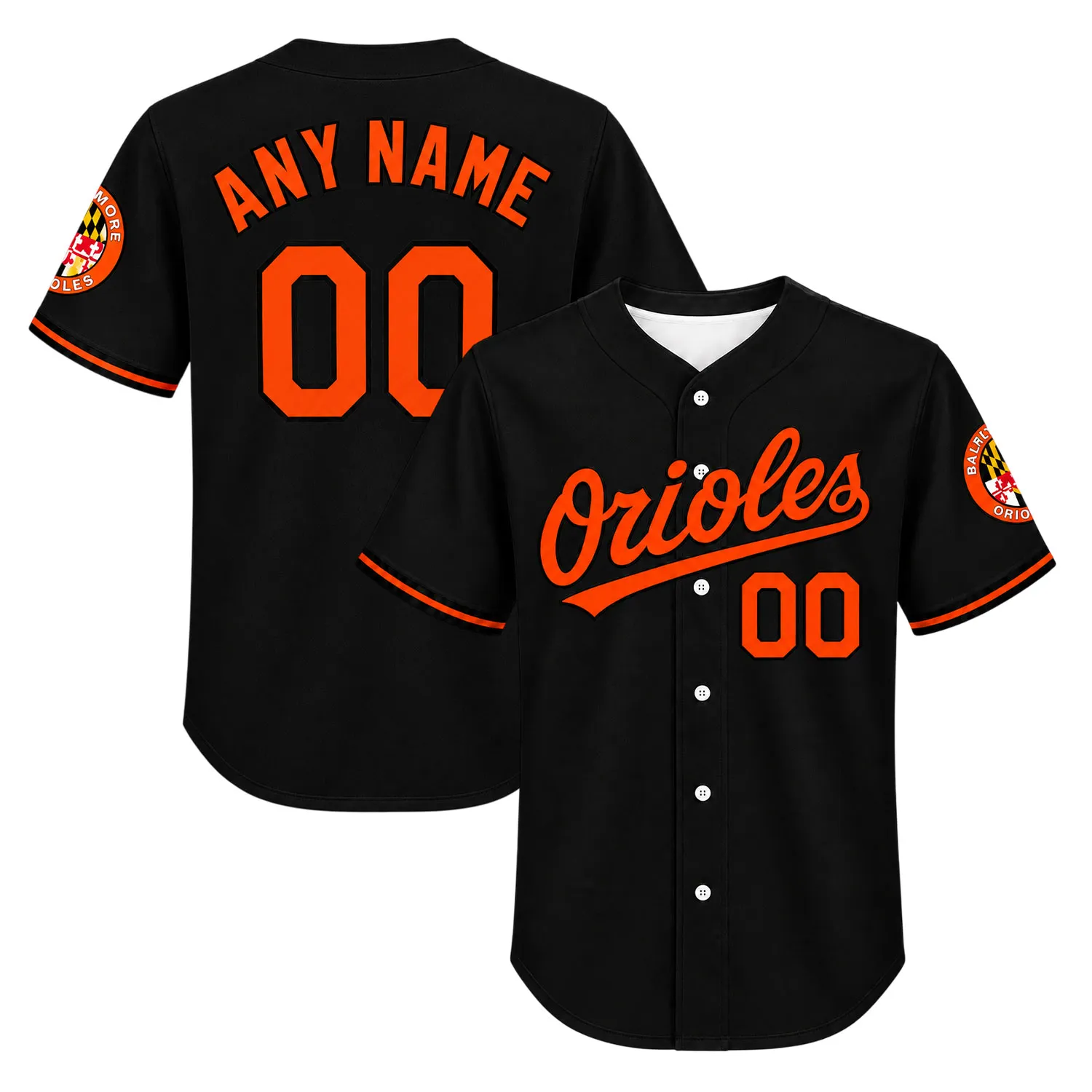 Baltimore Orioles black Jersey Ultimate fan apparel