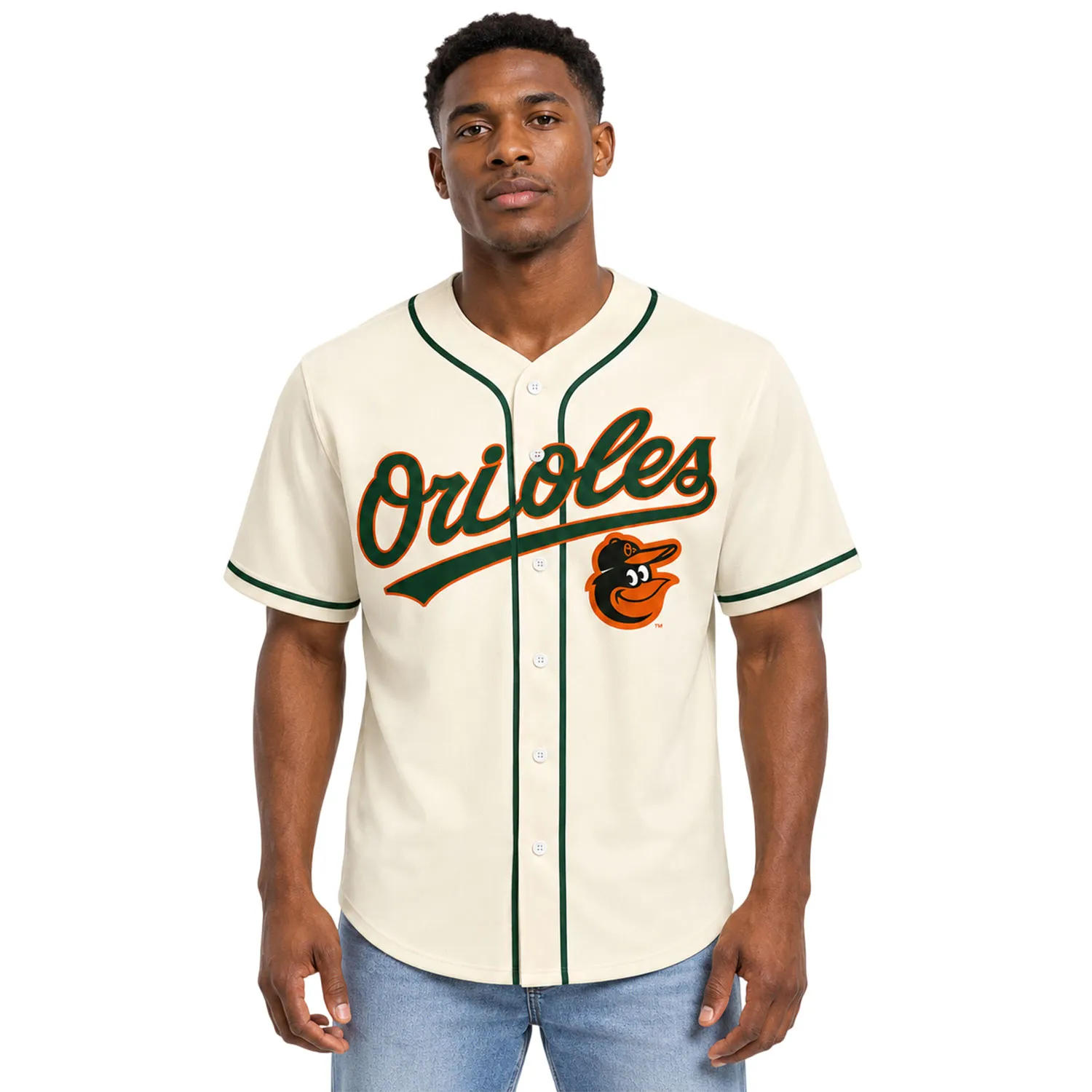 Baltimore Orioles Cream Baseball Jersey Dynamic Fan Merch - Image 4