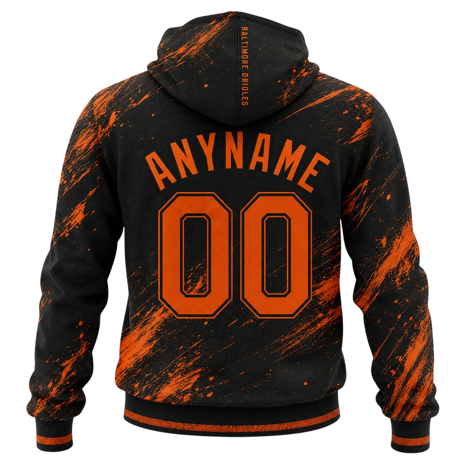 Baltimore Orioles Hoodie Custom Name & Number Special Merch Sport - Image 3