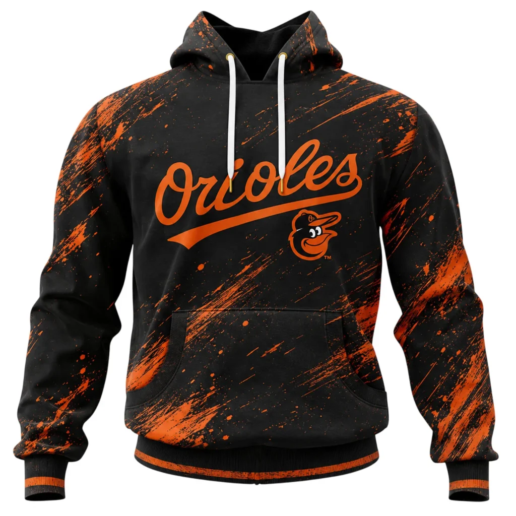 Baltimore Orioles Hoodie Custom Name & Number Special Merch Sport