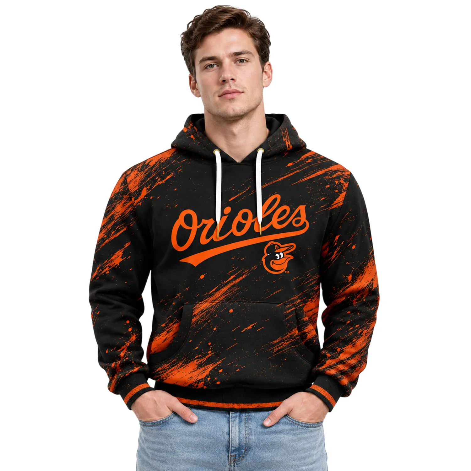 Baltimore Orioles Hoodie Custom Name & Number Special Merch Sport - Image 4