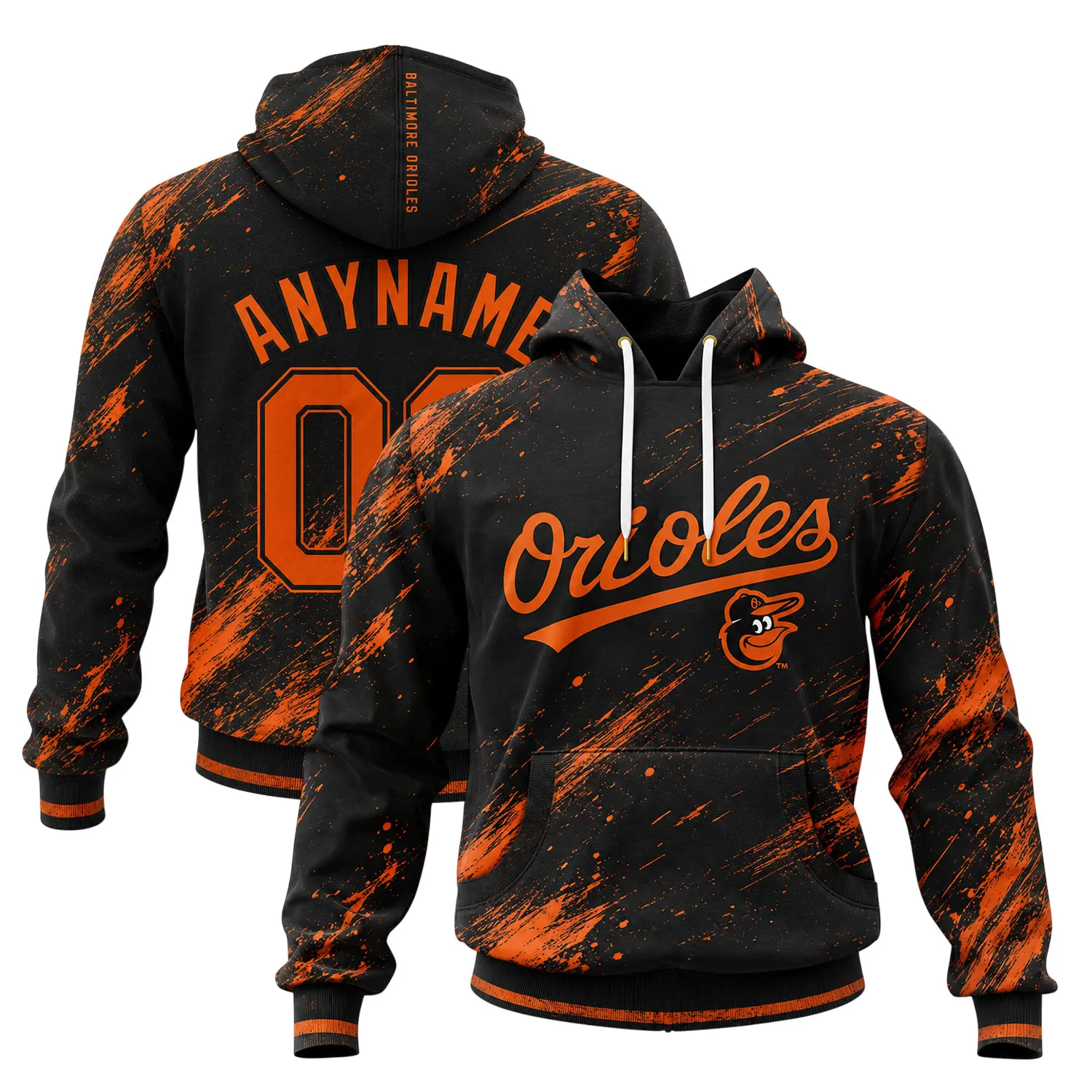 Baltimore Orioles Hoodie Custom Name & Number Special Merch Sport
