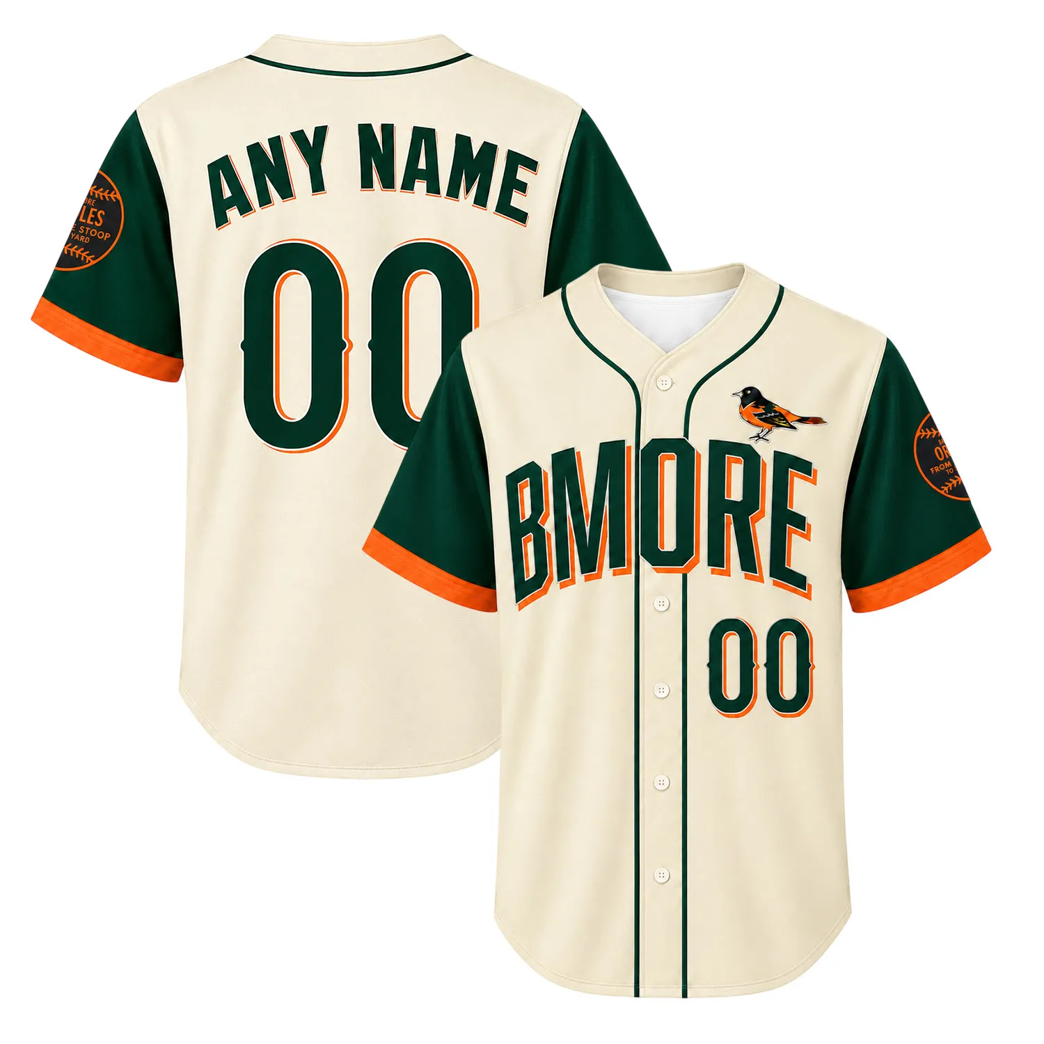 Baltimore Orioles Jersey City Connect Custom Dazzling Fan Apparel