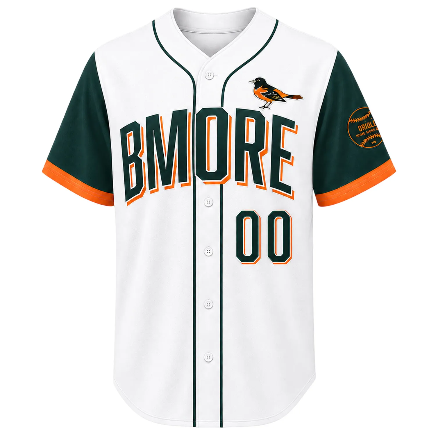 Baltimore Orioles Retro Jersey Custom Name and Number Special - Image 2