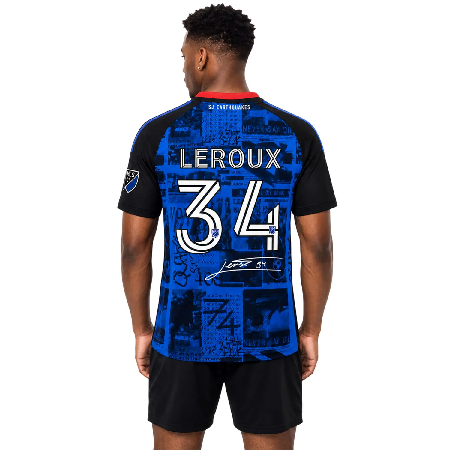 Beau Leroux Fan Jersey Dynamic Quakes Merch Sport - Image 4