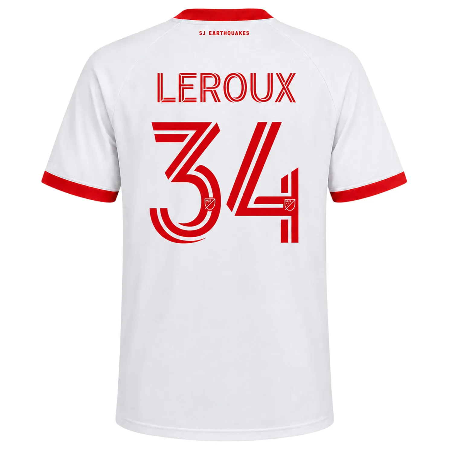 Beau Leroux Earthquakes Home White Jersey – Pride Edition - Image 3
