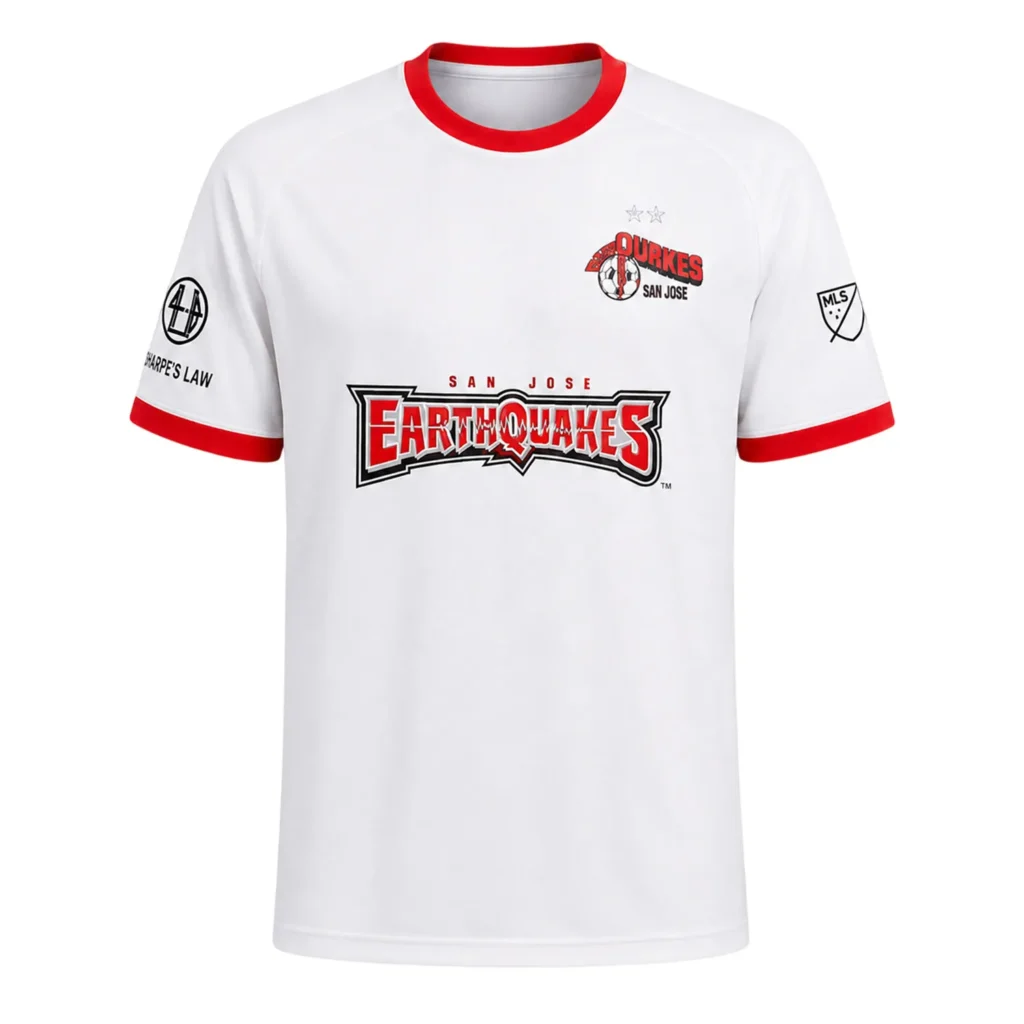 Beau Leroux Earthquakes Home White Jersey –  Pride Edition