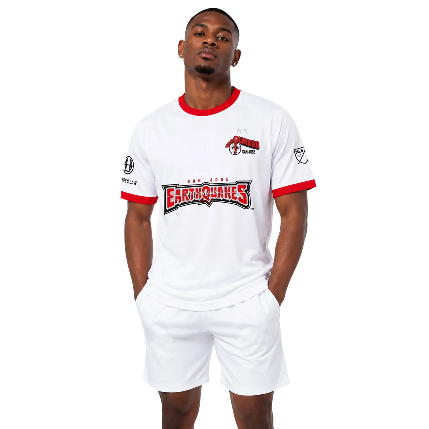 Beau Leroux Earthquakes Home White Jersey – Pride Edition - Image 4