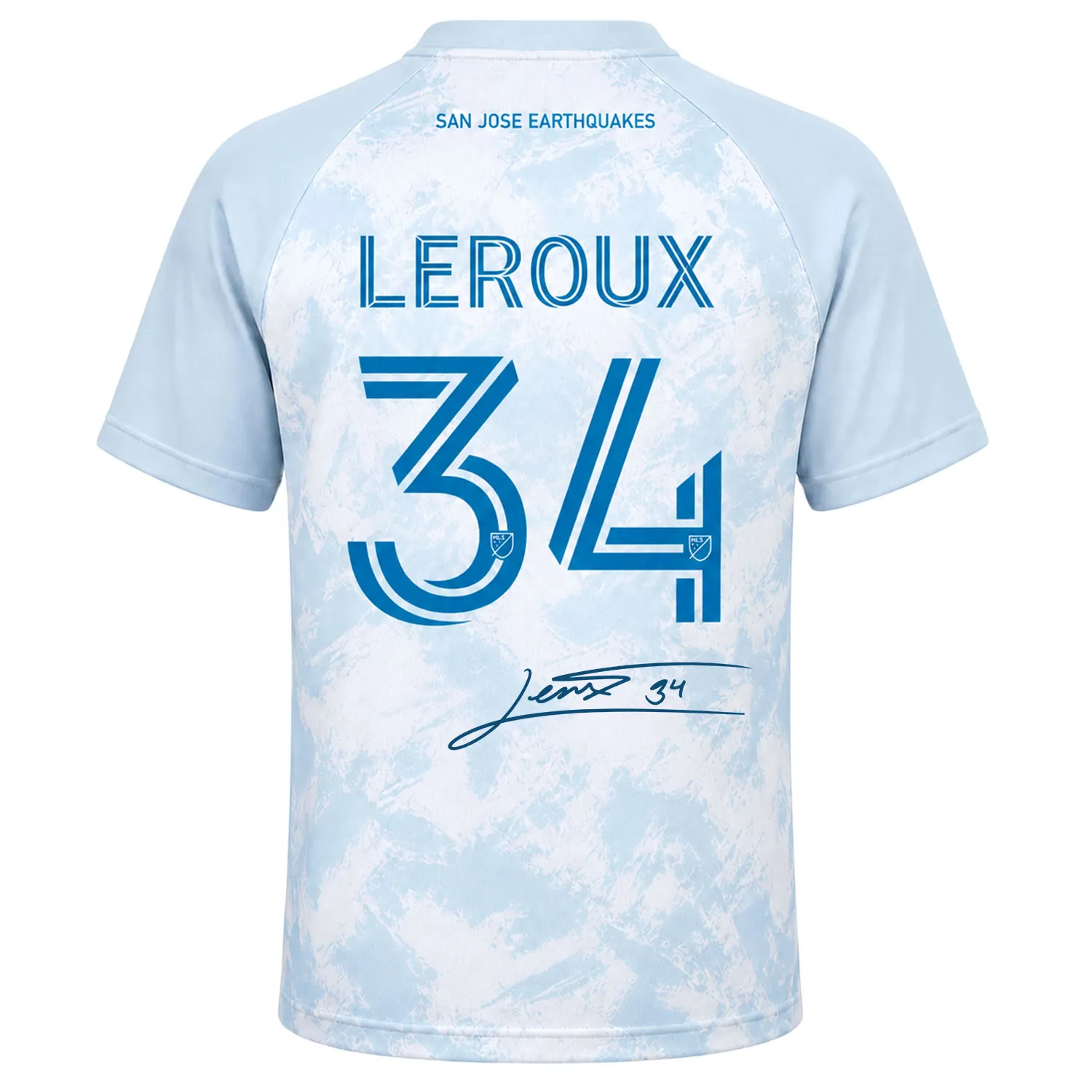 Beau Leroux Soccer Kit Signature San Jose Quakes Jersey Special - Image 3