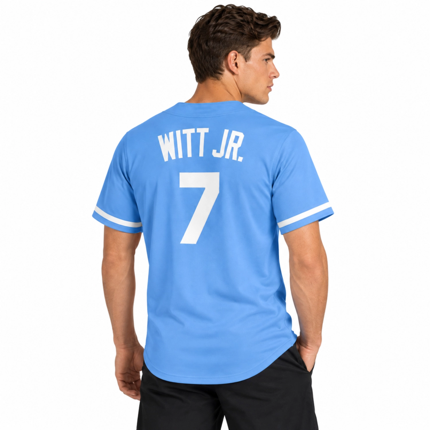 Bobby Witt Jr Blue Player Jersey – Bold Royals Style