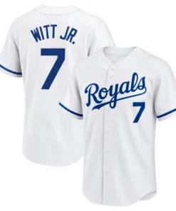 Bobby Witt Jr Royals White Home Jersey – Pride Player Style