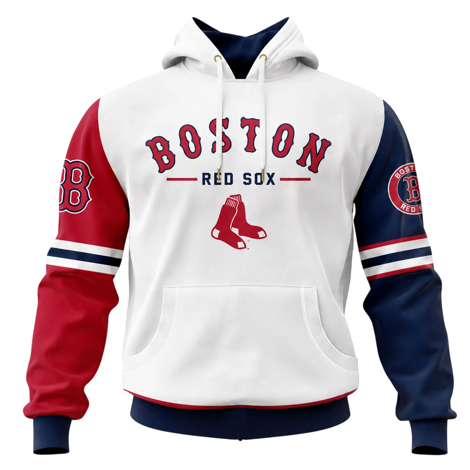 Boston Red Sox Hoodie Custom – Bold Matchday Style - Image 2