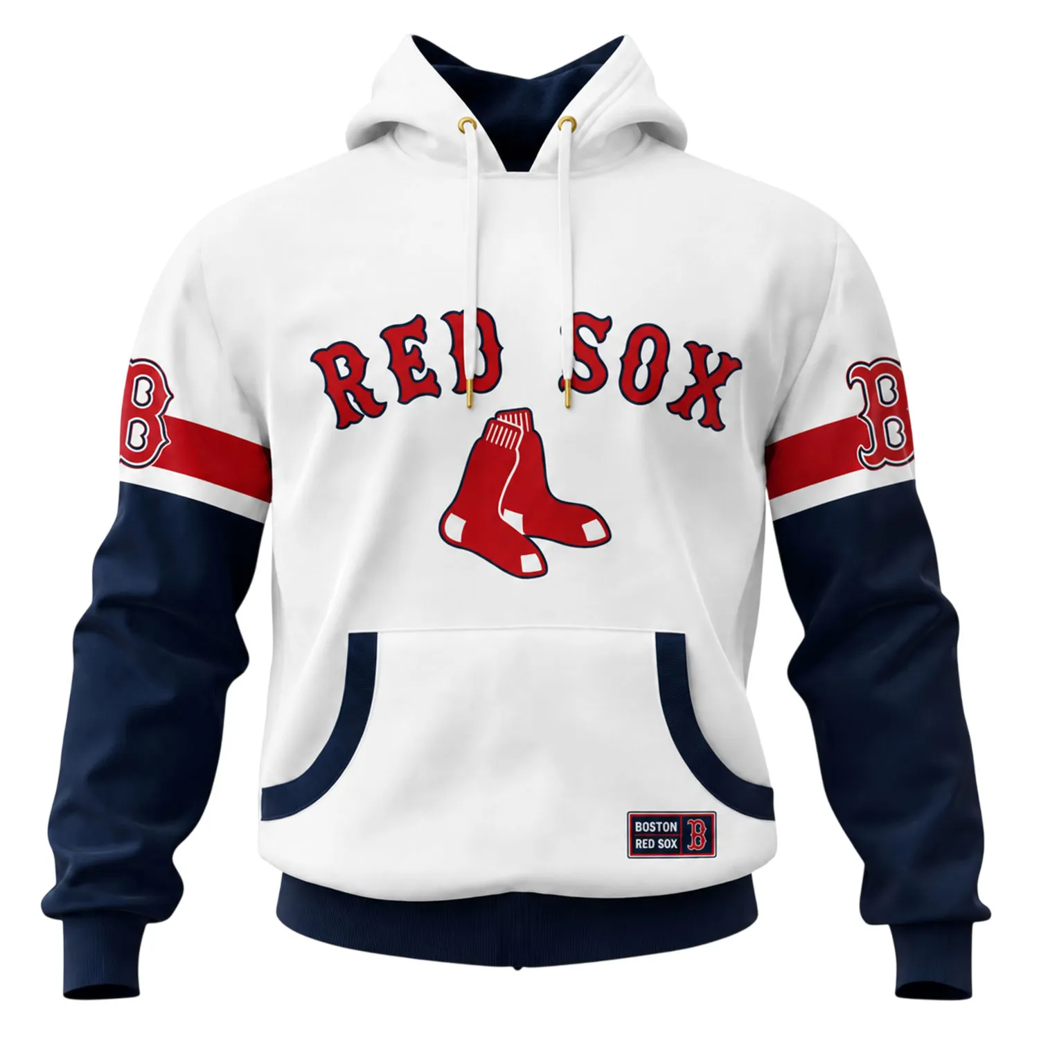 Boston Red Sox MLB Hoodie Custom – Epic Supporter Apparel - Image 3