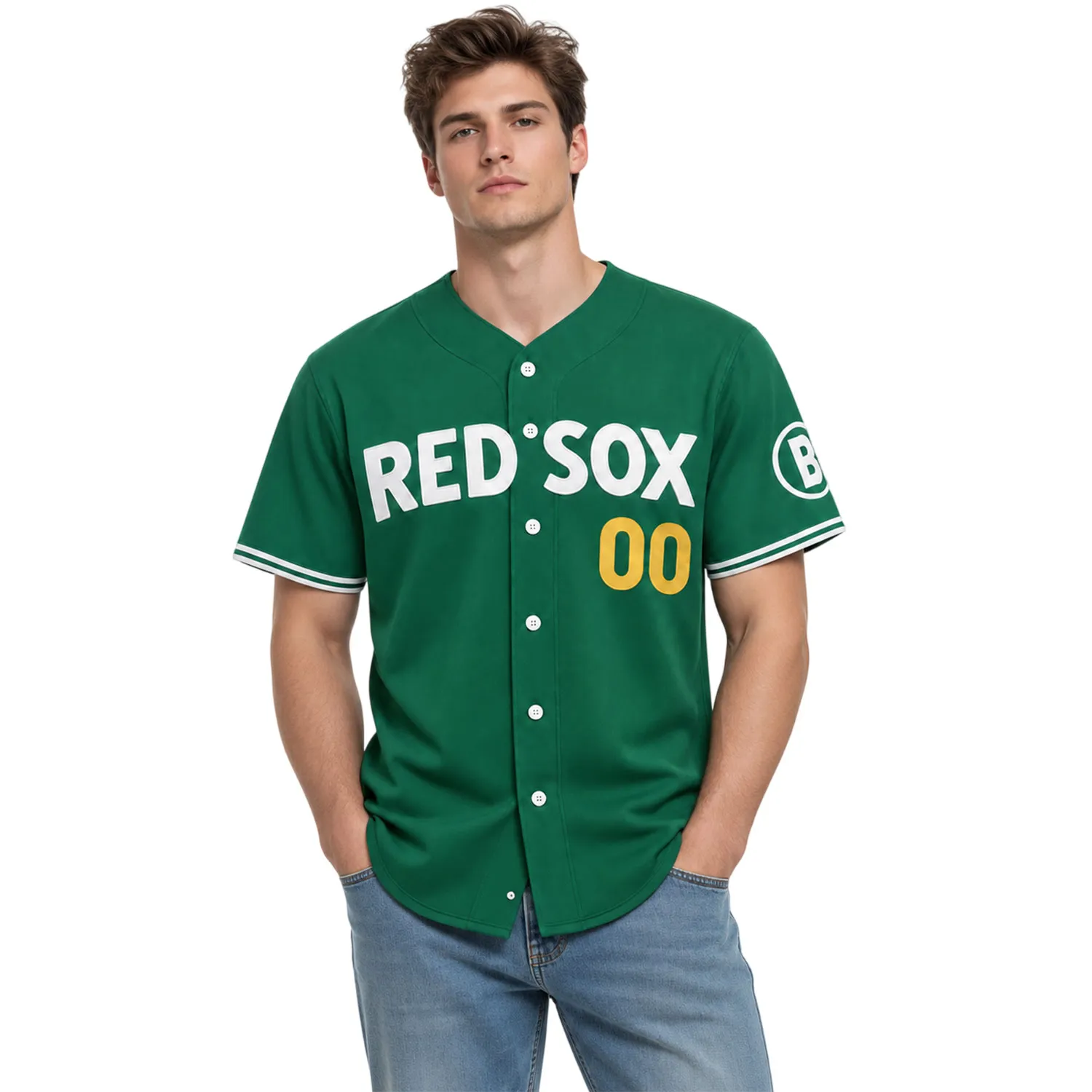 Boston Red Sox Personalize Number Jersey Bold Fan Style - Image 4