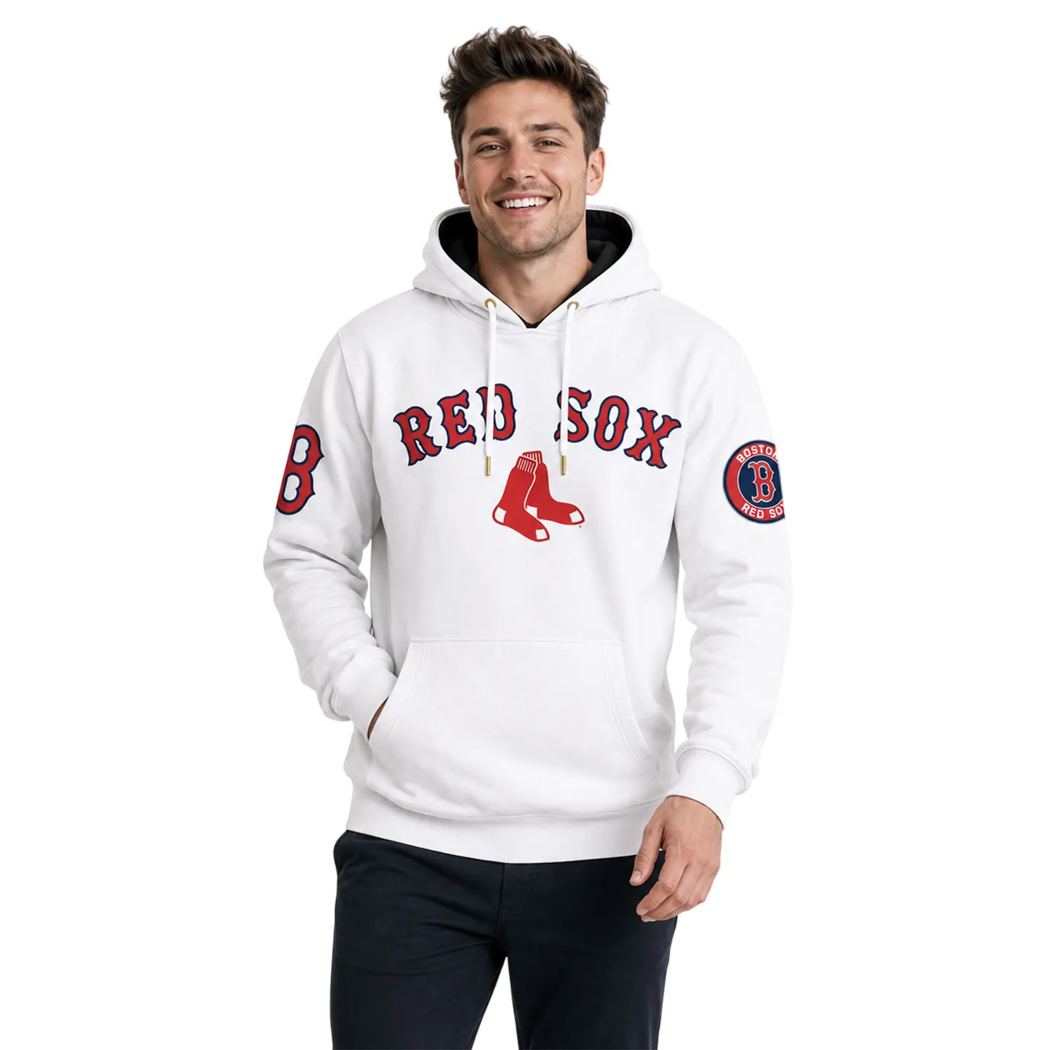 Boston Red Sox Pullover Hoodie Custom – Exclusive Fan Style - Image 4