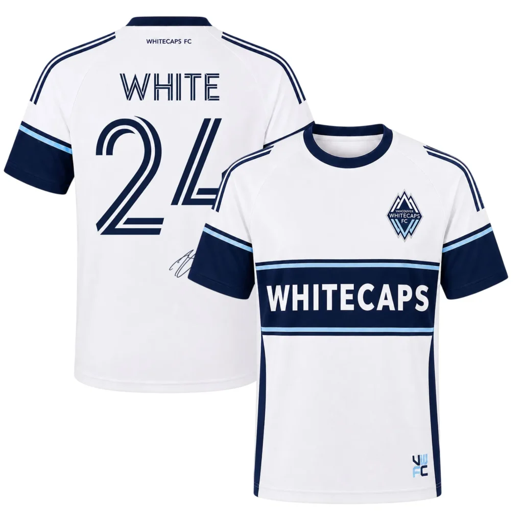 Brian White Vancouver Whitecaps Jersey Bold Merch Sport