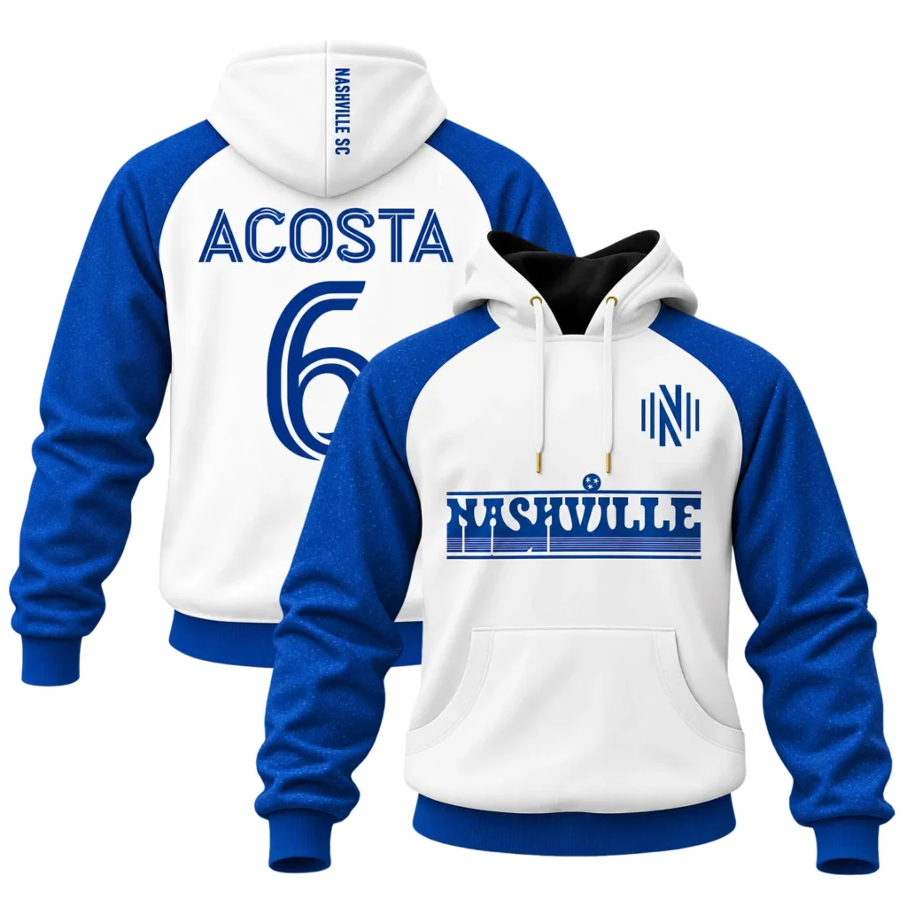 Bryan Acosta Hoodie 2026 – Elite Nashville SC Fan Wear