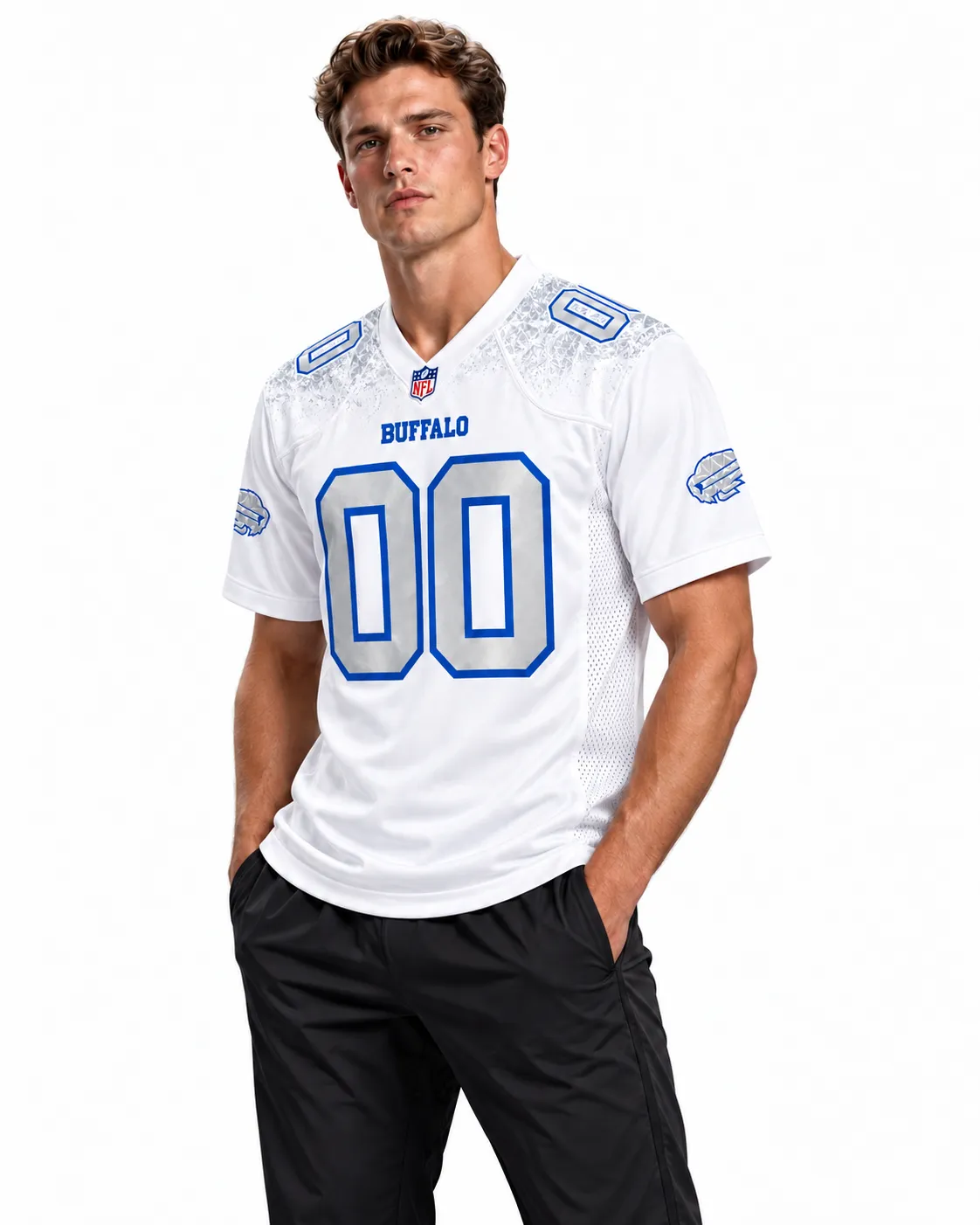 Buffalo Bills White Rivalries Jersey - Remarkable Rivalry Style