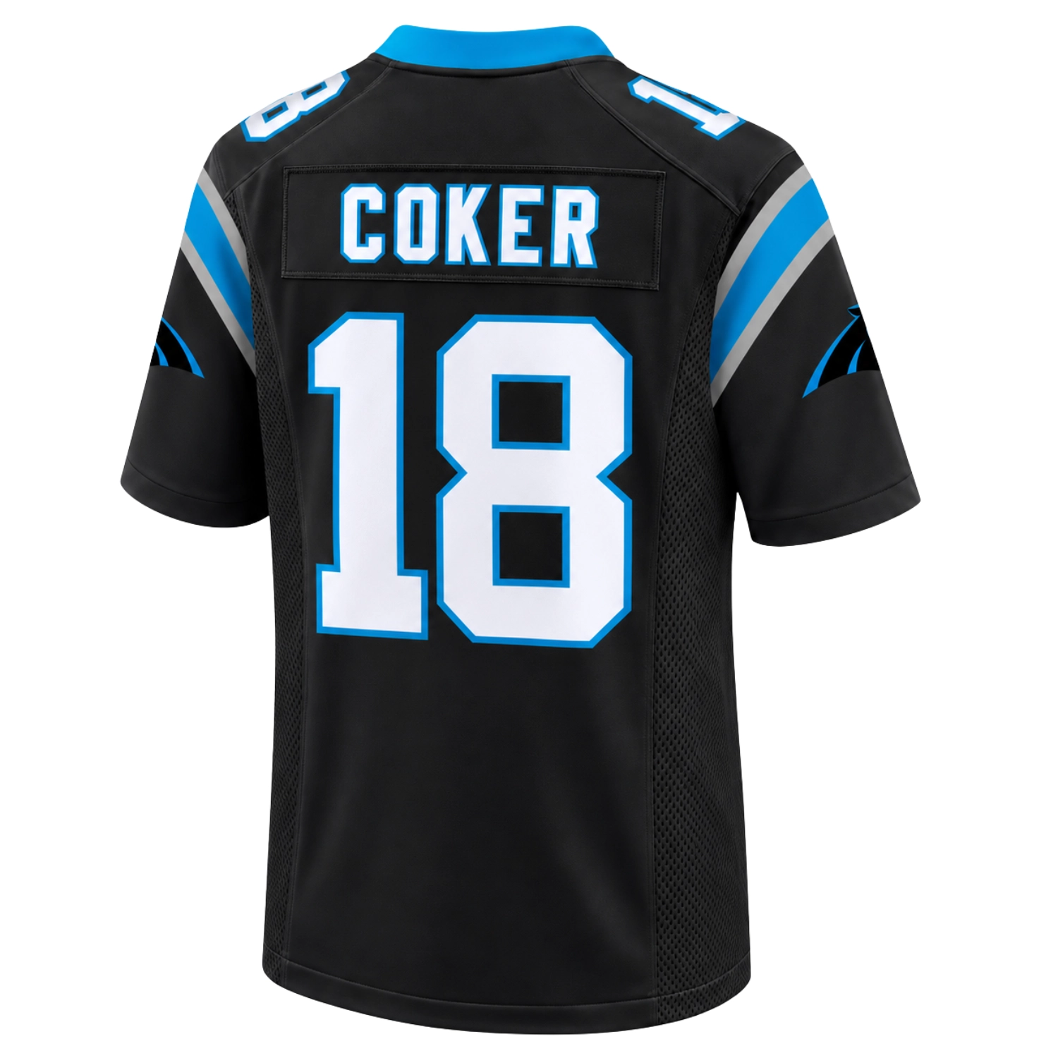 Carolina Panthers Coker Black Jersey - Fierce Edge