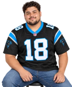 Carolina Panthers Coker Black Jersey - Fierce Edge