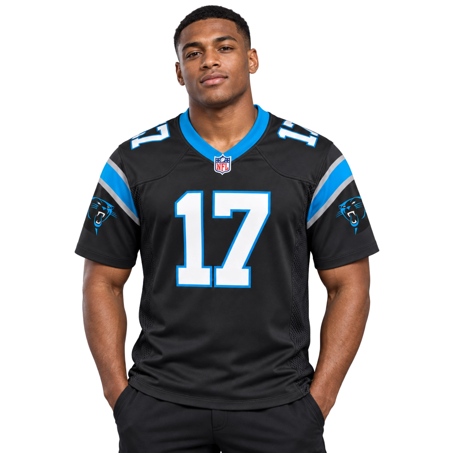 Carolina Panthers Legette Black Jersey - Bold GameDay Look