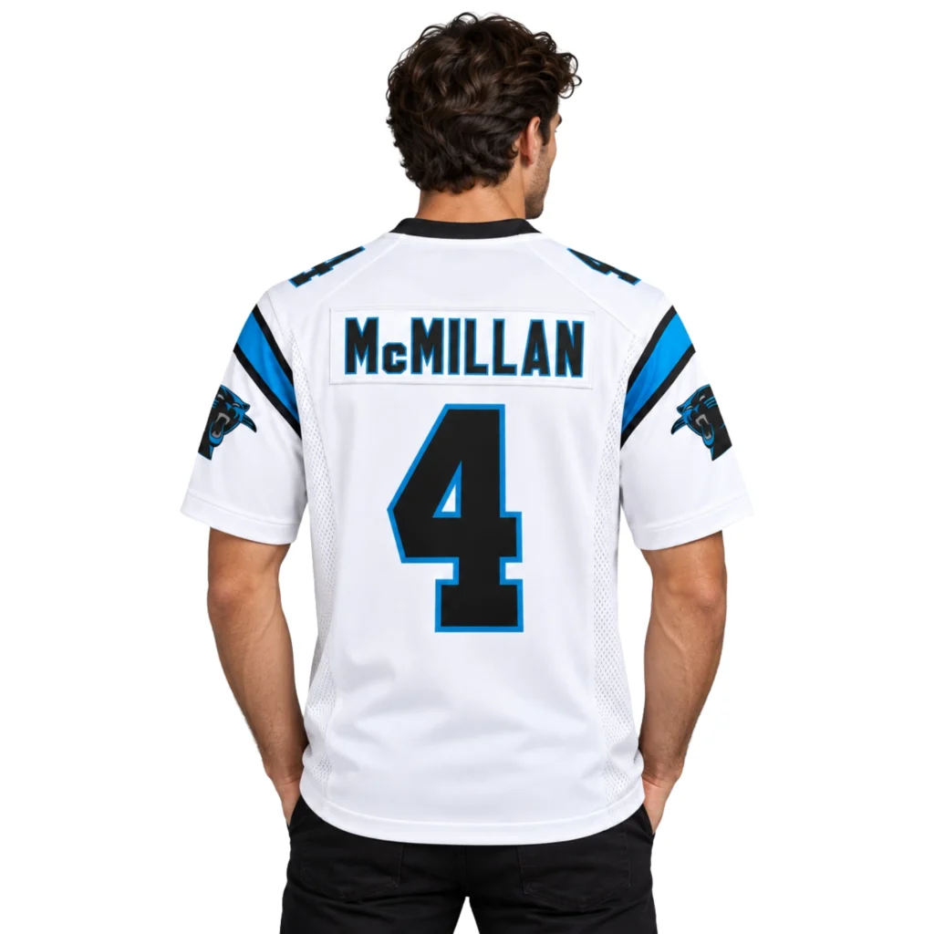 Carolina Panthers McMillan White Jersey - Legendary Look