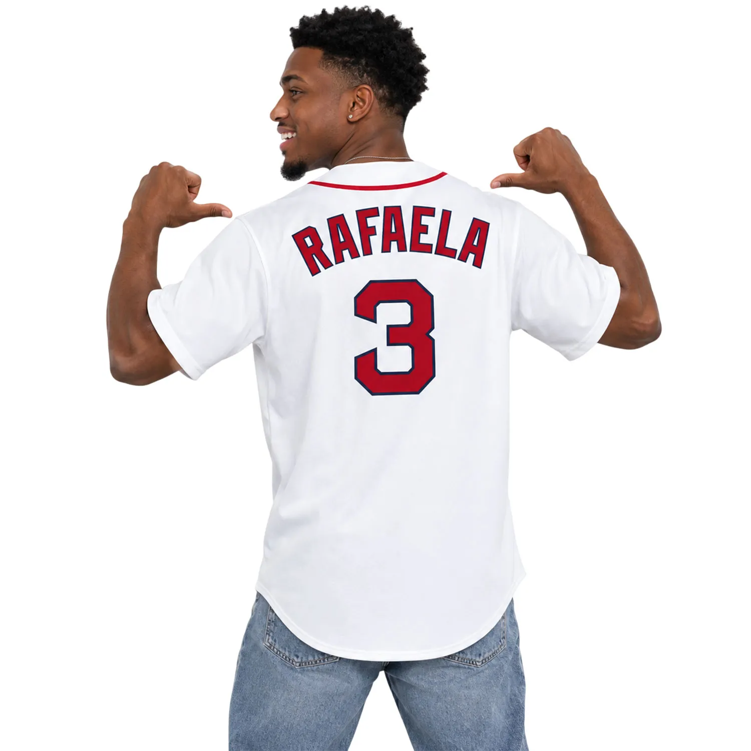 Ceddanne Rafaela Boston Red Sox Jersey Bold Name & Number - Image 4
