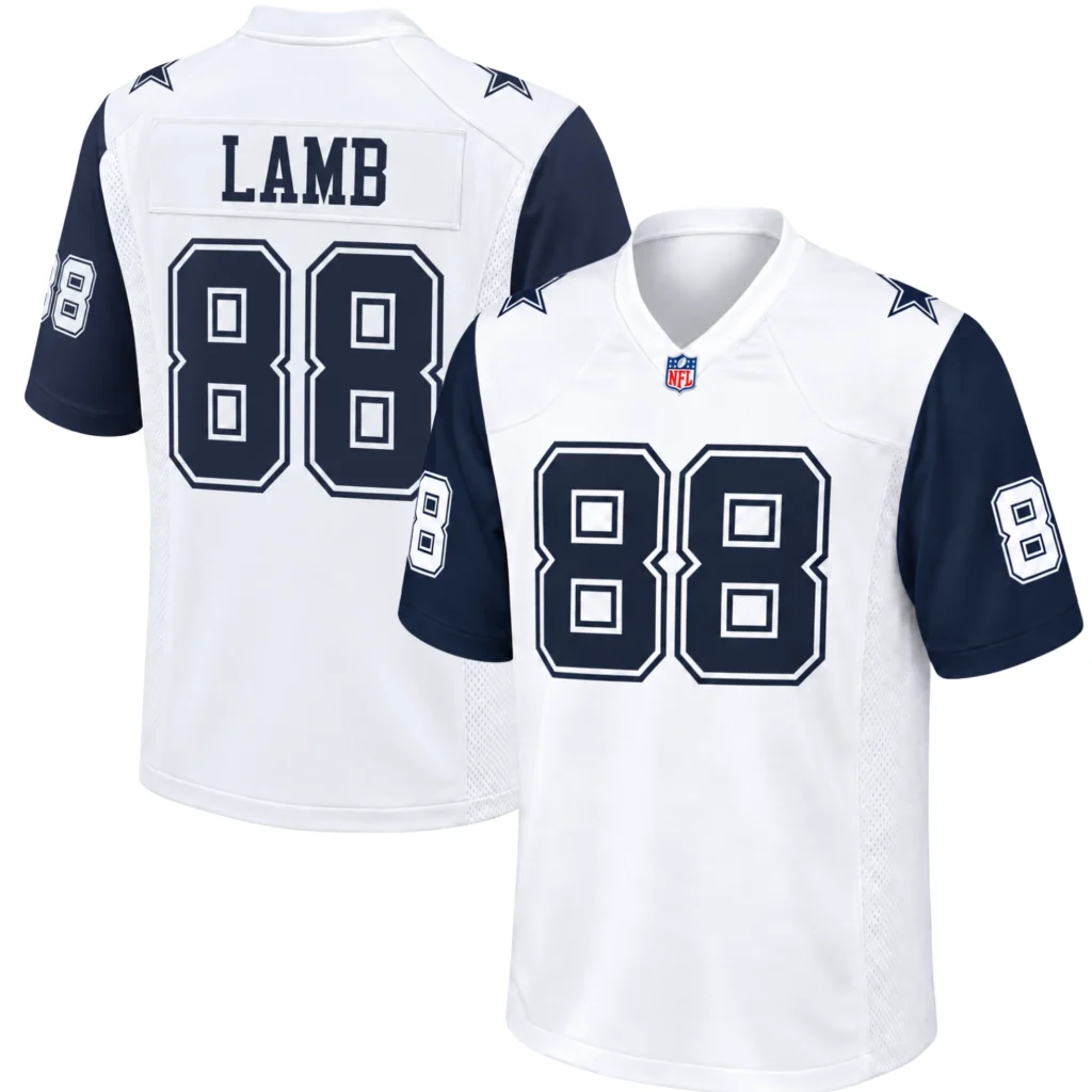 CeeDee Lamb White Jersey - Stunning Game Look