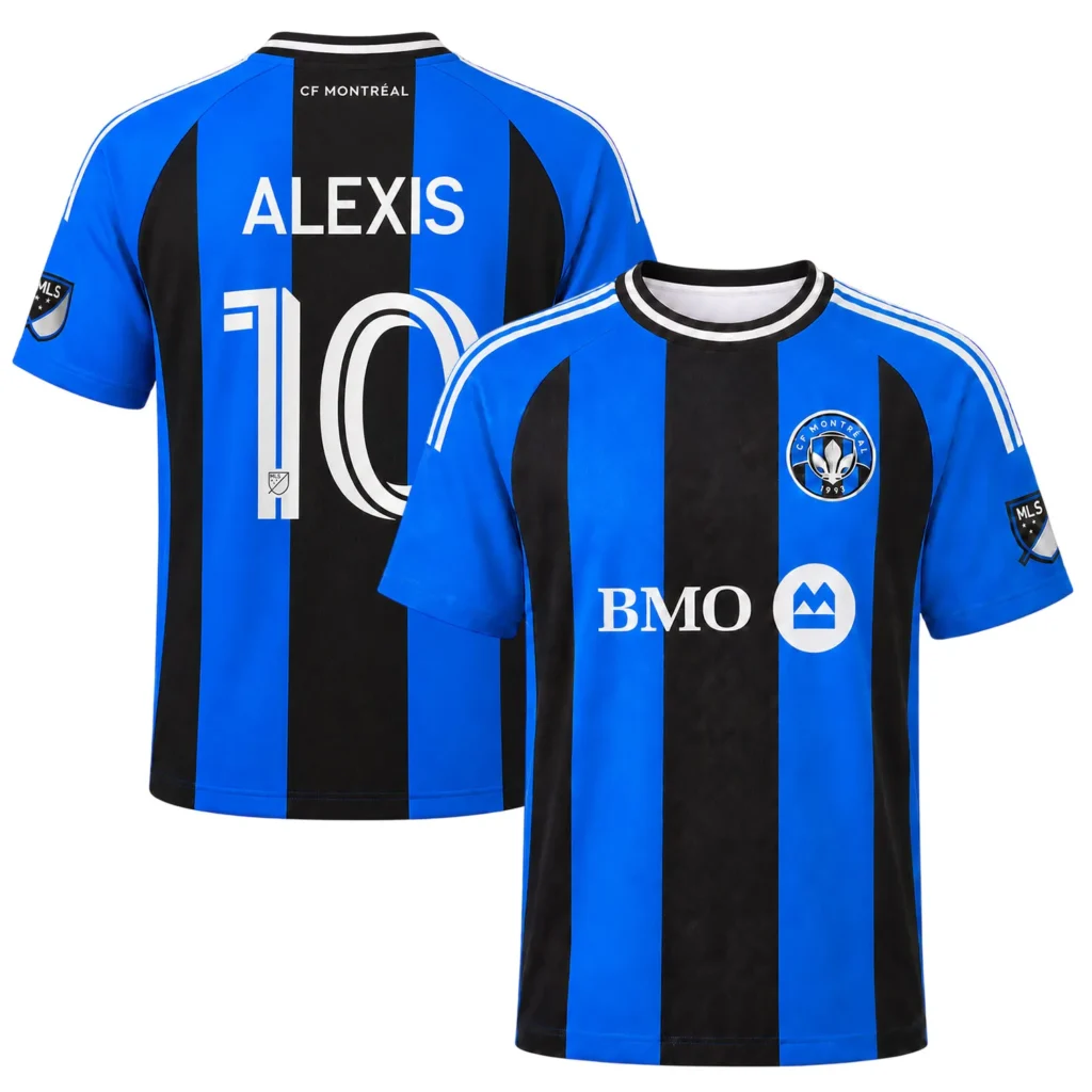 CF Montreal Alexis Sanchez Blue Jersey Bold Name & Number