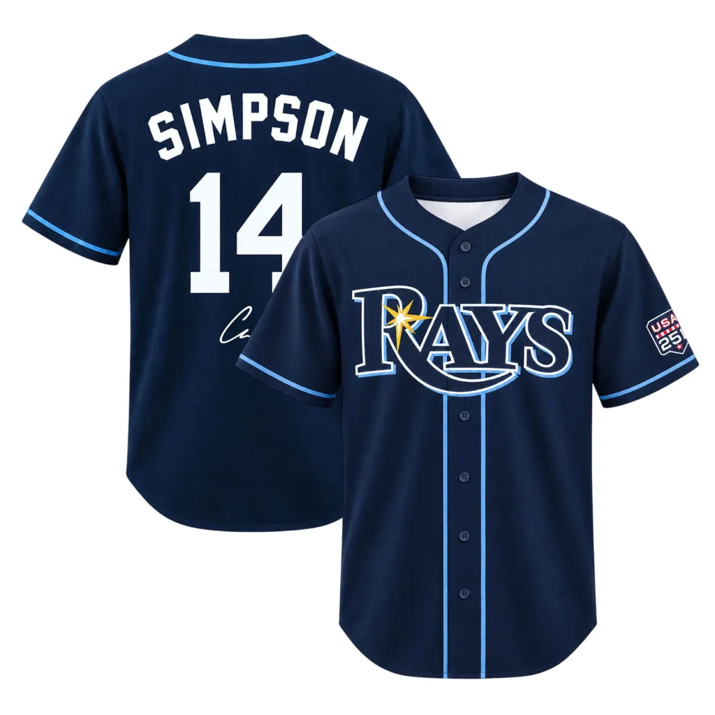 Chandler Cimpson Jersey Tampa Bay Rays Memorable Wear