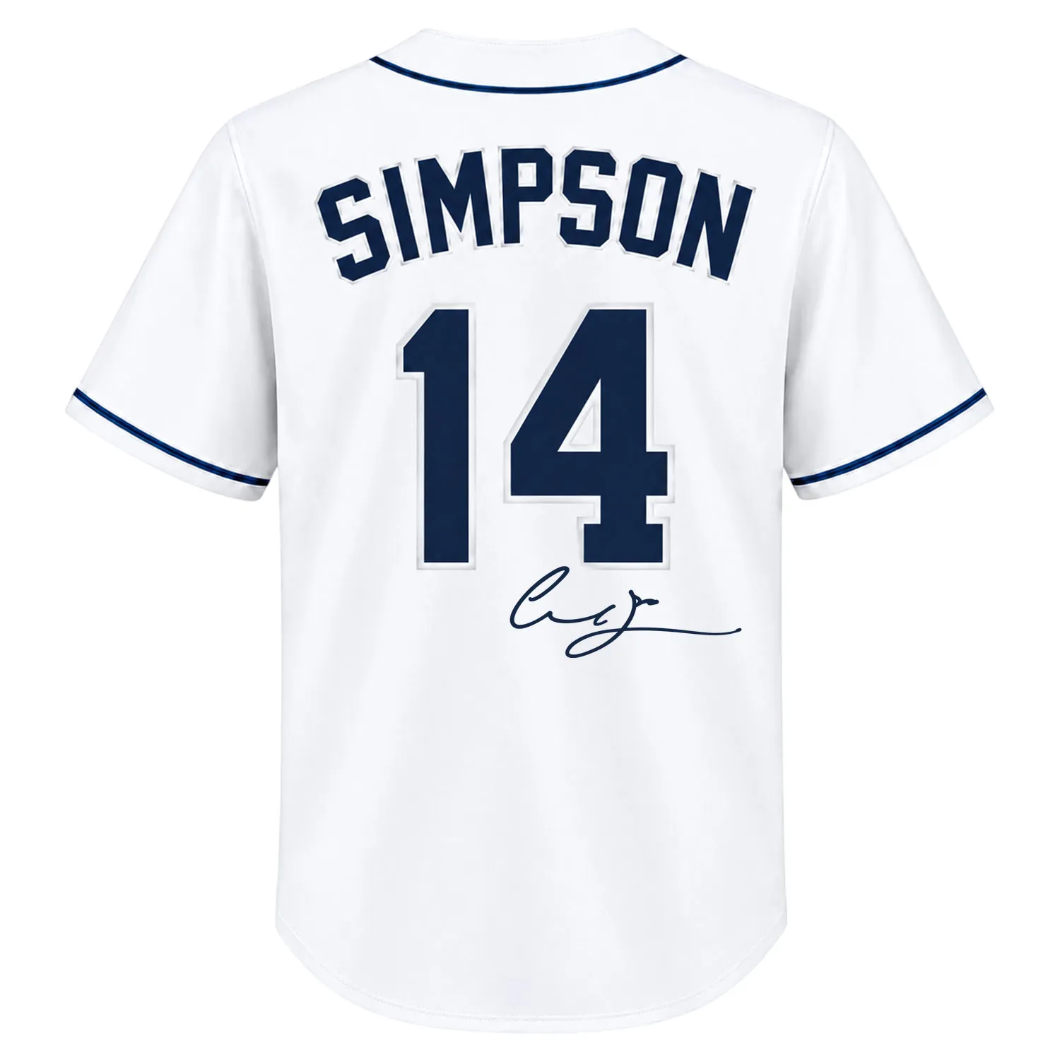 Chandler Simpson Signature Tampa Bay Rays Brilliant Jersey - Image 3